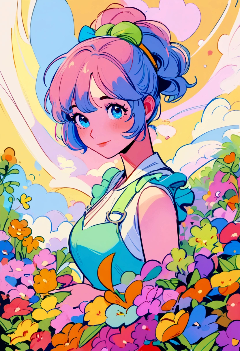 A woman in Disney Pixar style, high qualiy, best qualityer