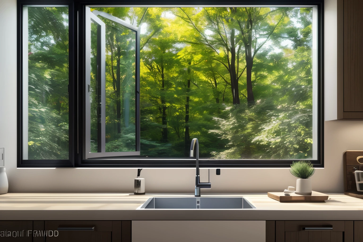 Realism, ray tracing, Canon, Fujifilm, f/16, uhd, masterpiece, award winning, best quality, highres, 8K,window,window有金属栏杆