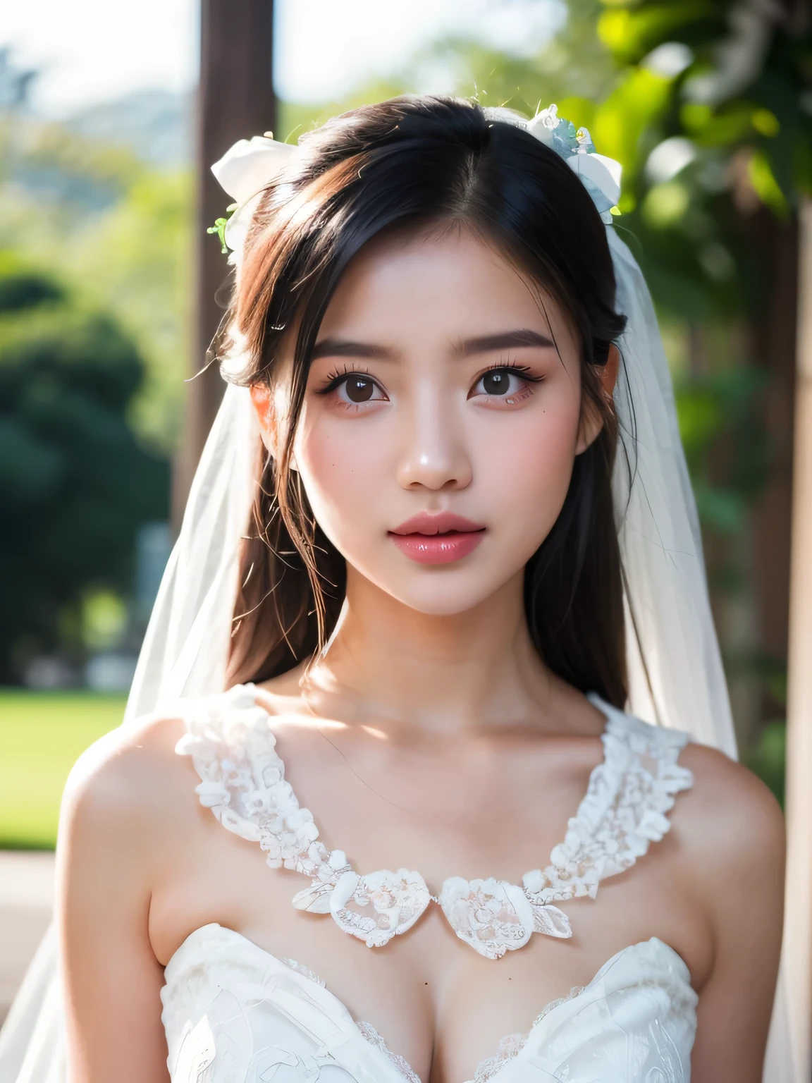 (The ultimate beautiful THai married woman), Thai beautiful 28 year old sweetheart in hair bows, lovely form, genre, place, adorable, baby blue everything, , lace accents, thaifaceMixx
