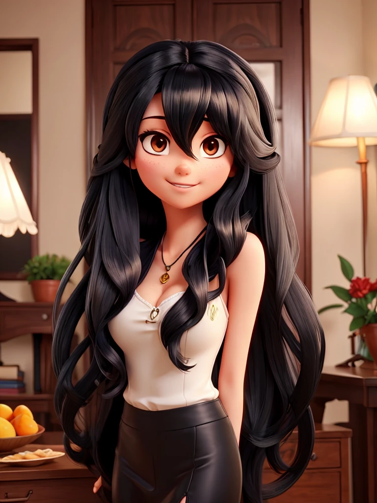 very sexy long black hair