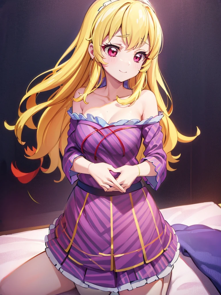 aikatsu,Blonde_HAIR,(top-quality: 1.3), (​masterpiece: 1.3), (Super Detail: 1.3), (wall-paper, one girls: 1.1)、(Detailed hands and fingers:1.2)、(Detailed ultra-oily shiny skin:1.1)、(Yukata at the ryokan:1.2)、Brown hair、Longhaire、Straight hair、Beautiful sister、ssmile、(Ryokan rooms:1.2)、(Beautiful Large_Breasts:1.3) 、traditional Japanese room、Tatami mats、sexypose