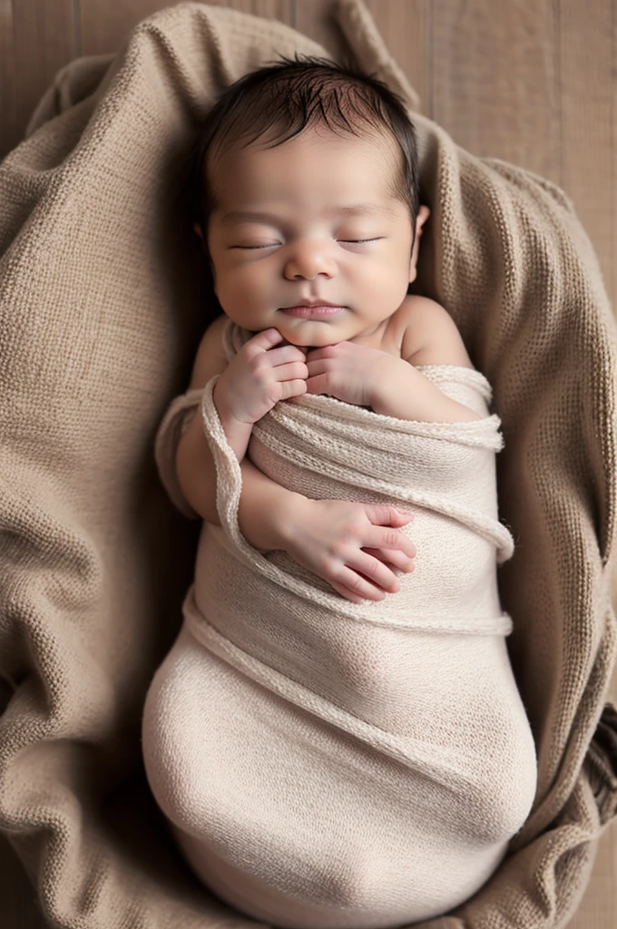 Naked newborn