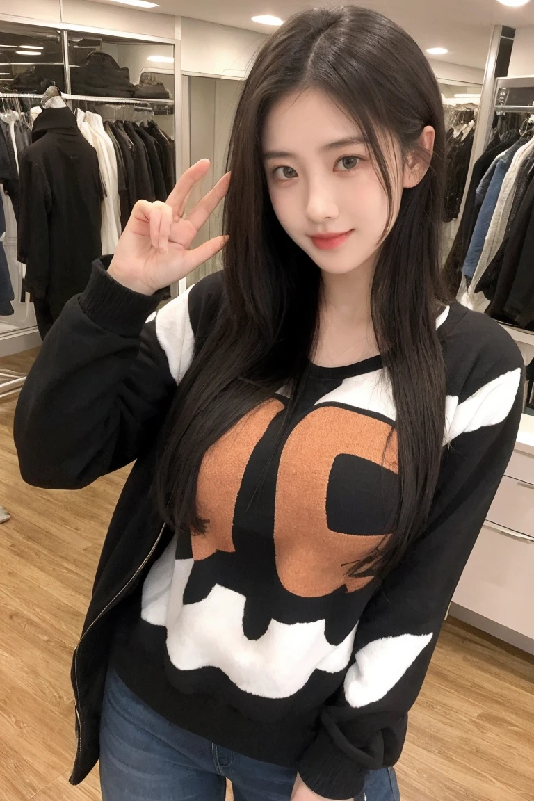 Huge , take a photo with a girl