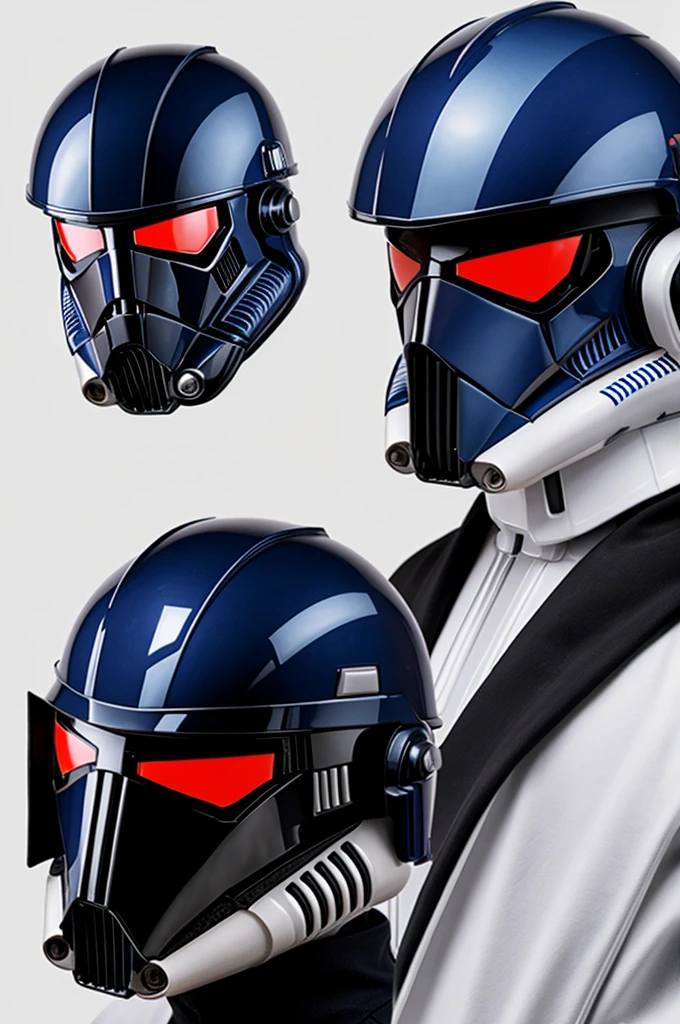 A mask that combines the T-shaped visor of the Star Wars clones, and Dreamcore theme