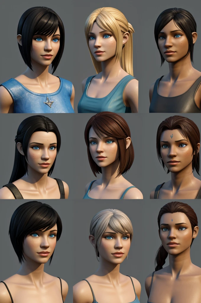 3d avatar with choices of chlothes