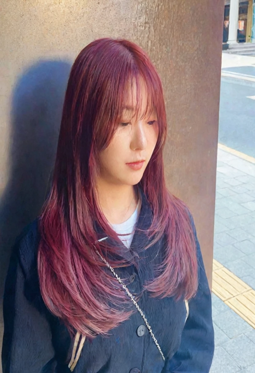 Best Quality, 8k, Masterpiece, (Portrait: 1.3), (photo realistic:1.4), (hyper realistic:1.4), Sharp Focus, looking at viewer, (smoother lighting:1.1), (increase cinematic lighting quality:0.9), realistic lighting, backlighting, light on face, ray trace, (brightening light:1.2), (Increase quality:1.4), sharp detail, (best quality real texture skin:1.4), finely detailed eyes, black_eyes, finely detailed face, 25 year old Korean woman