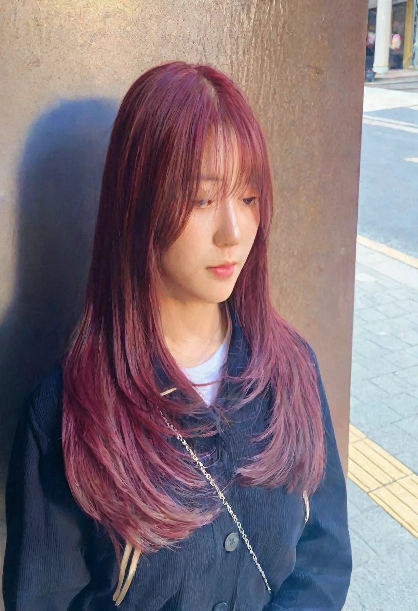 Best Quality, 8k, Masterpiece, (Portrait: 1.3), (photo realistic:1.4), (hyper realistic:1.4), Sharp Focus, looking at viewer, (smoother lighting:1.1), (increase cinematic lighting quality:0.9), realistic lighting, backlighting, light on face, ray trace, (brightening light:1.2), (Increase quality:1.4), sharp detail, (best quality real texture skin:1.4), finely detailed eyes, black_eyes, finely detailed face, 25 year old Korean woman