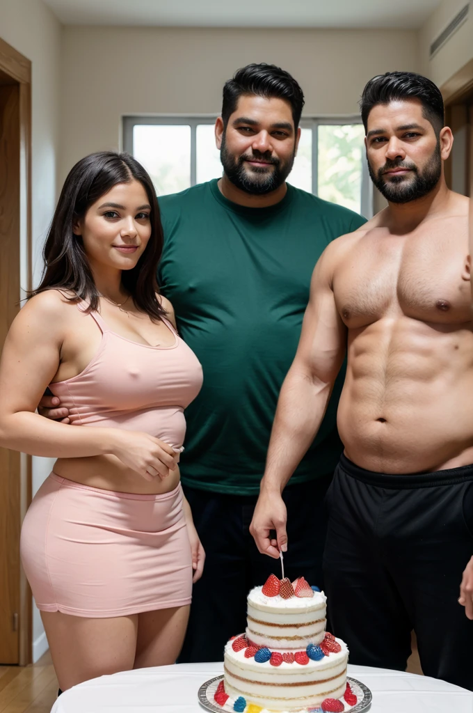 I needed one image of Birthday and inside one 35 year man cutting cake his left side one girl her age 24 and one her age 45 and one her age 28 and right side one 15 year fat boy and one handsome gym boy age 18 and one man whose age is 28 and background write happy birthday Undi kaka