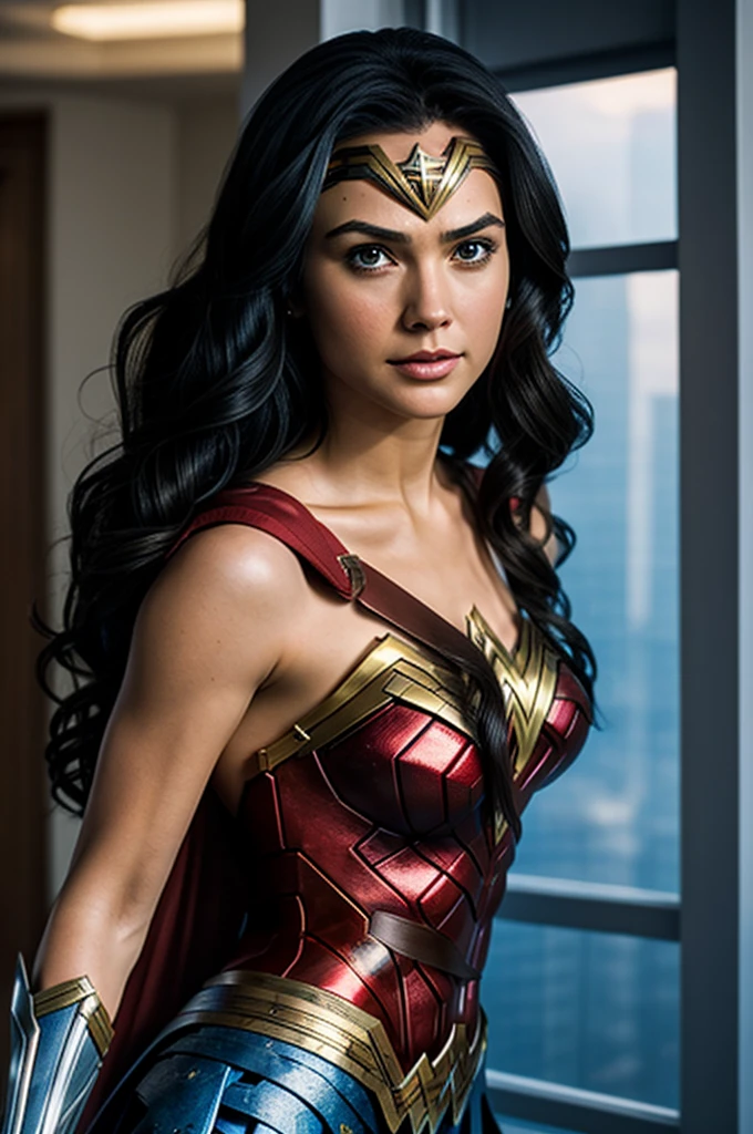 The daughter of wonder woman and Superman in 2D
