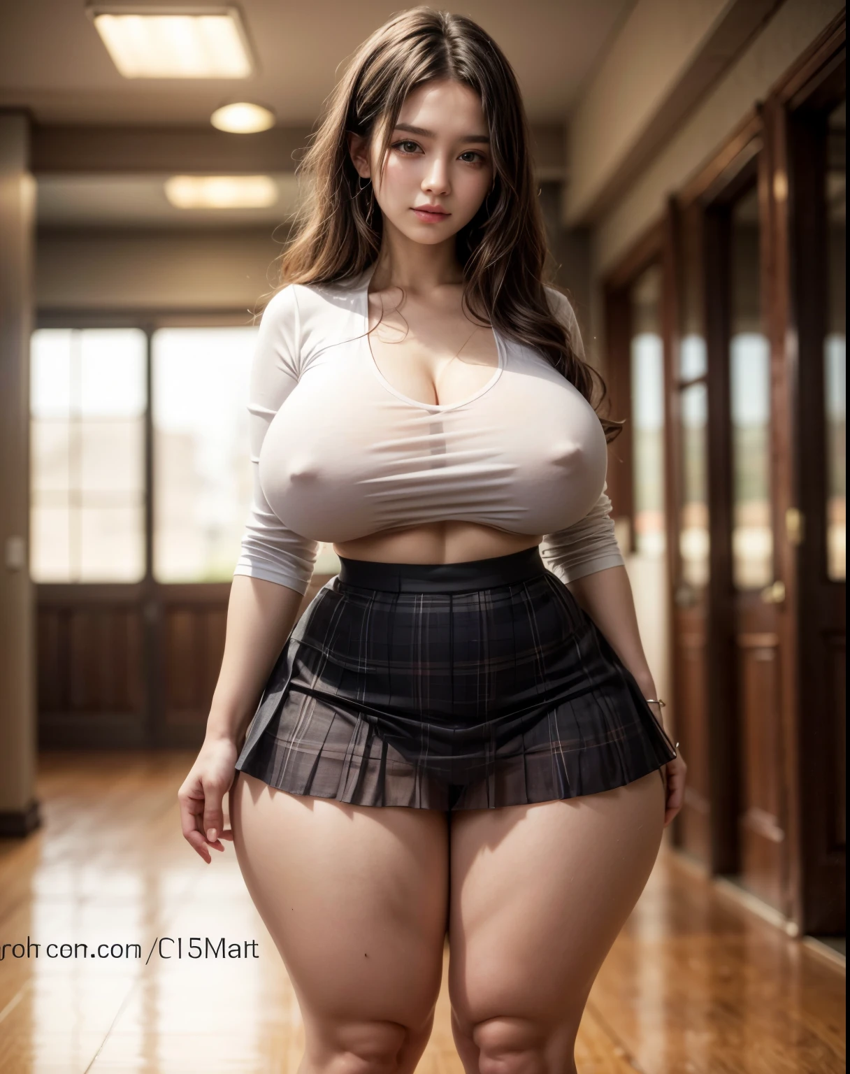 (see through clothes, visible through clothing:1.2)