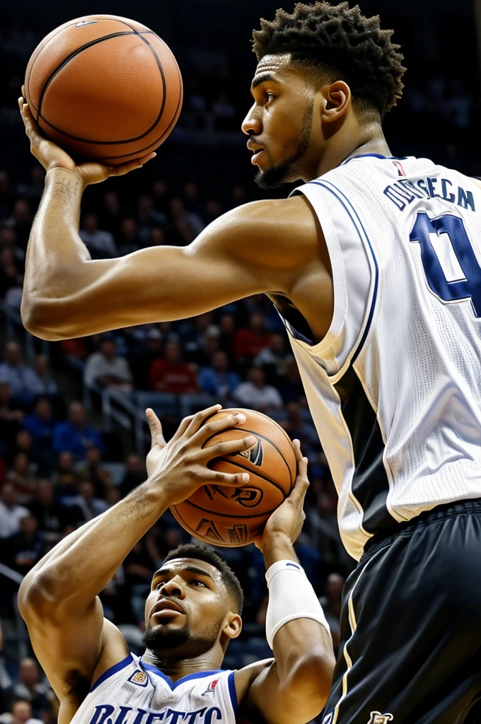 ((best quality)), ((masterpiece)), (detailed), do a basketball player trhowing a bottle to a cest

