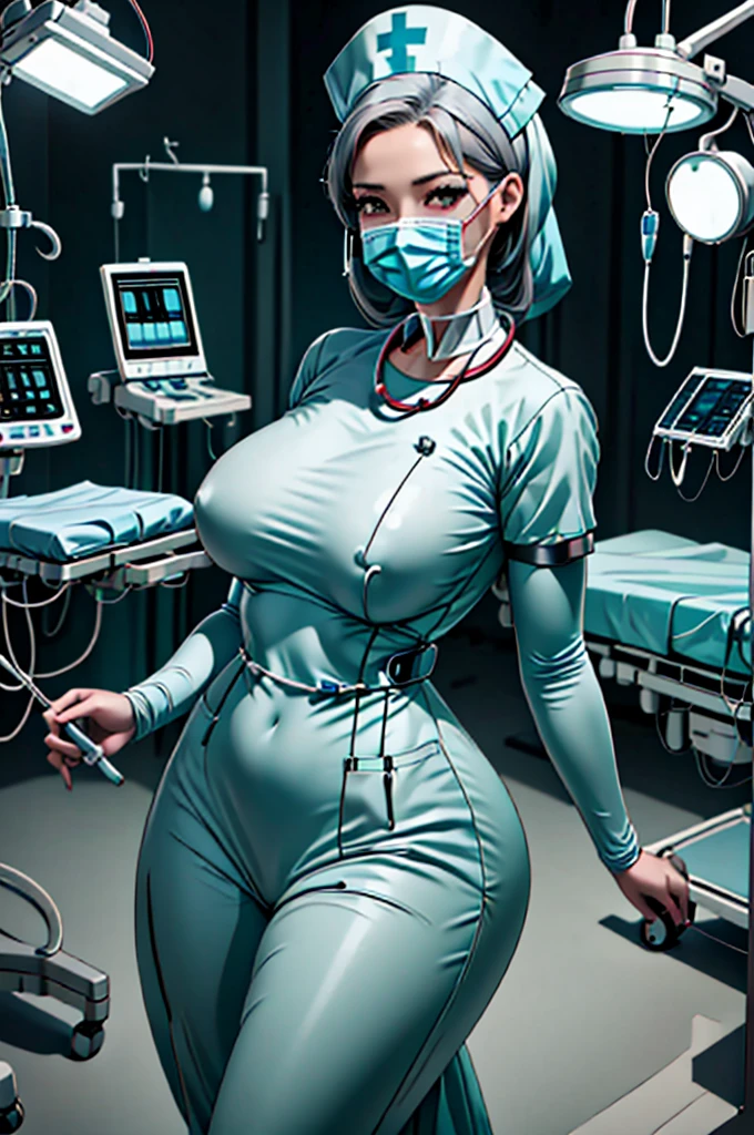 nurse uniform,hospital, latex nurse suit,nurses,busty,elbow gloves,labcoat,grey hair woman,red eyes , gigantic ,medical instruments,asian nurse,two nurses,speculum,examination room,oversize ,big ??? ,????????, lay on table ,legs spreaded,giving birth,gyno chair , dentist,Milf,latex,red uniform,oversize ???????