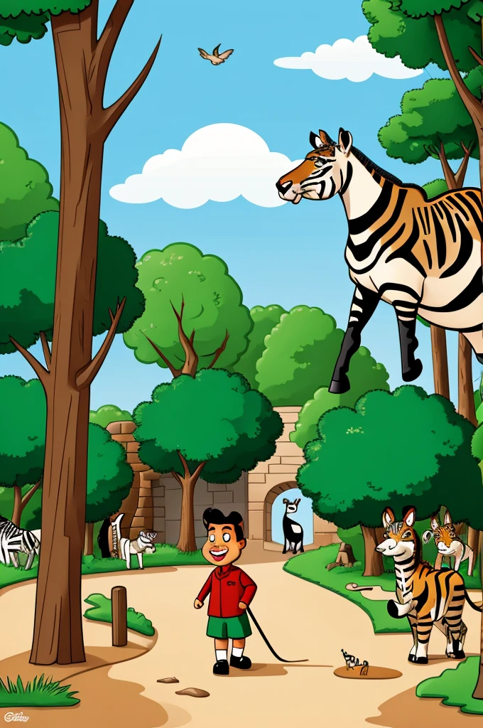 Zoo cartoon 