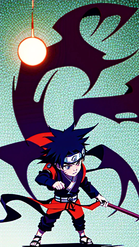 Create Naruto in Akatsuki with Rinnegan