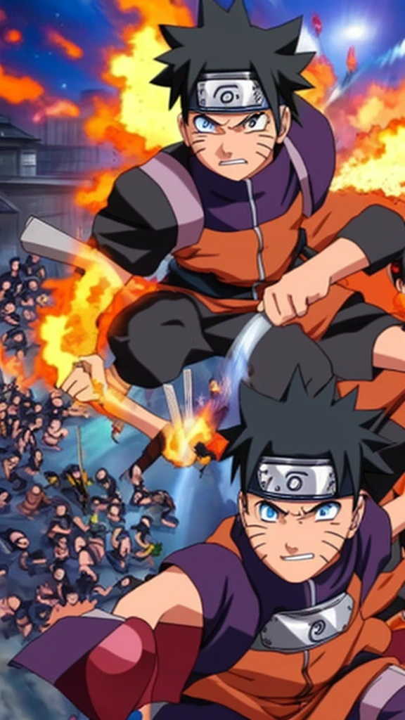 Create Naruto in Akatsuki with Rinnegan