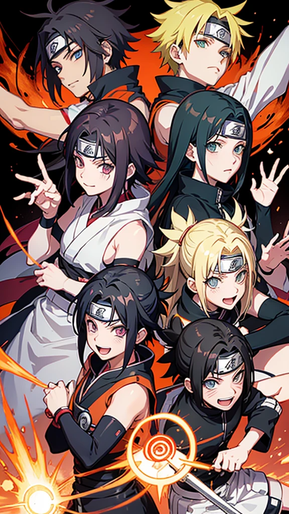 Create Naruto in Akatsuki with Rinnegan