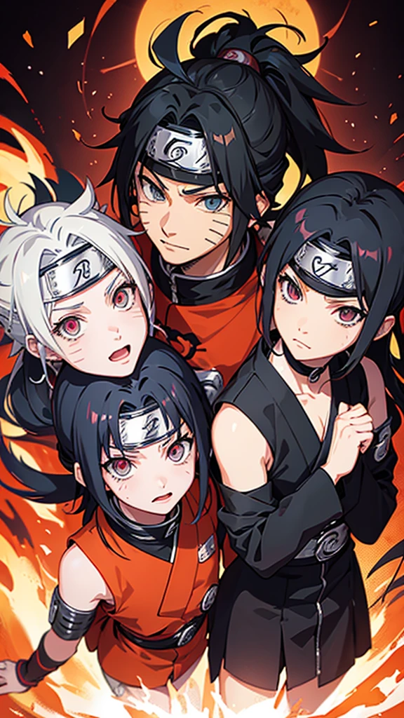 Create Naruto in Akatsuki with Rinnegan 