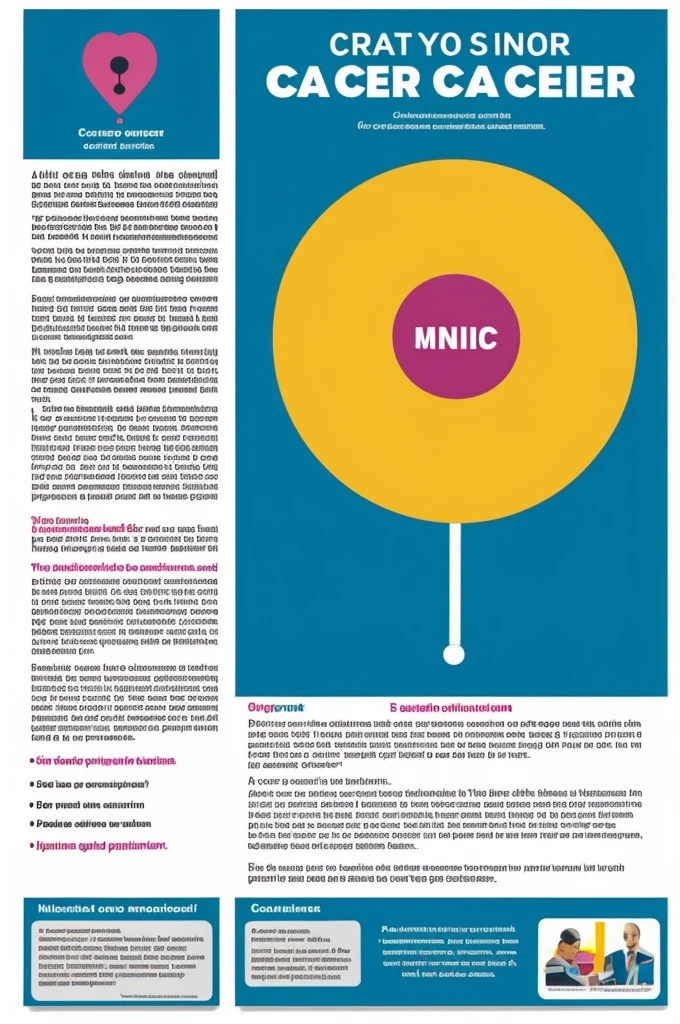 Create a cancer poster in Spanish With information in Spanish In Spanish
