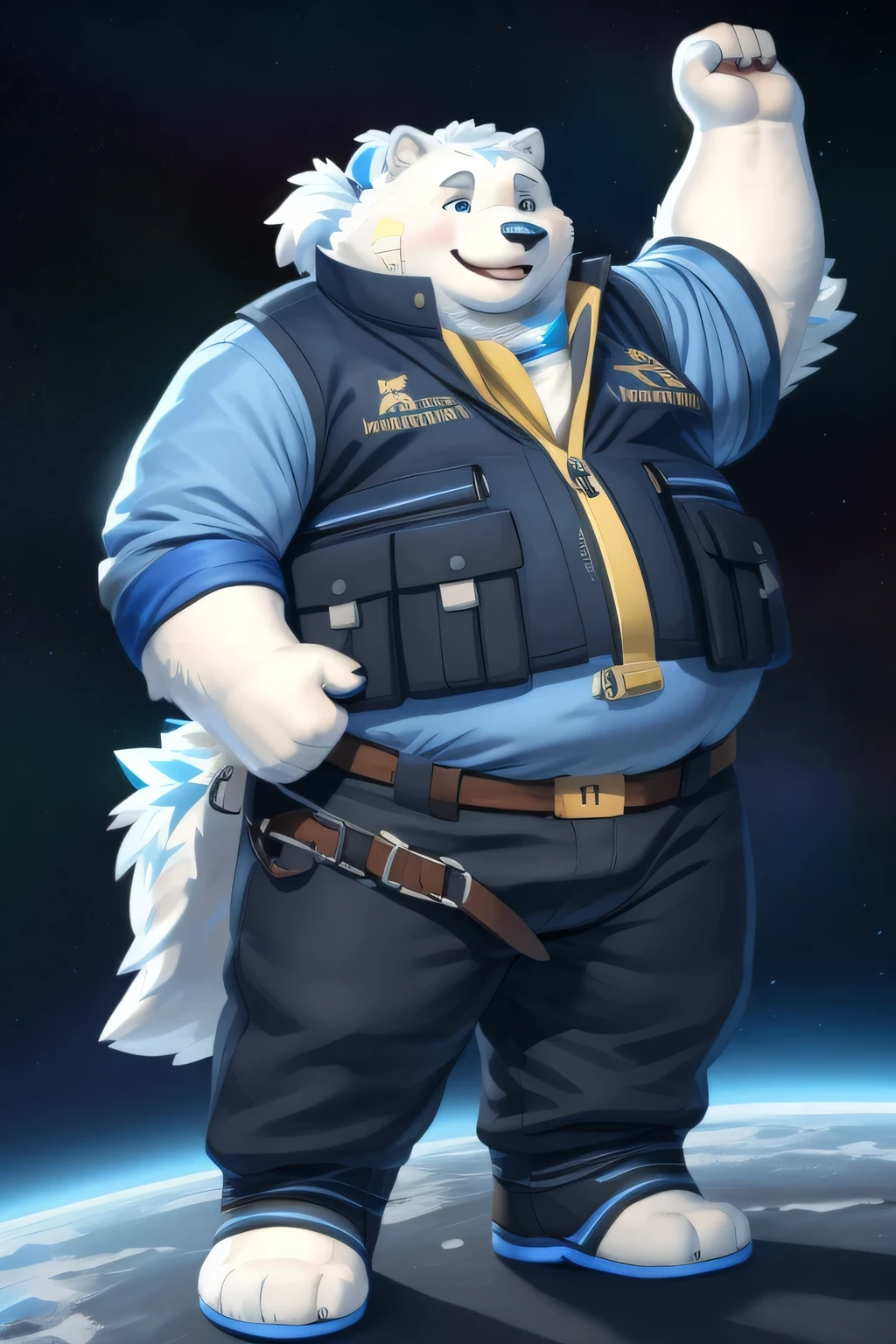 yohack, blue eyes, musclegut, ponytail, bandaid on face, (posing:1.3), (soft shading), 4k, hi res, ((detailed face, detailed)), by zackarry911, by zaush, (by personalami:0.5), shirt, 1boy, standing, full body, belt, pants, vest, blue shirt, hands on hips, looking at viewer, smilemasterpiece,high quality,anime,detailed eyes,furry male White bear, Great physique,strong arms manly, Floating in space, Asteroids, Star Pajama suit, (Night), Shimmering Stars, Joyful, by null-ghost,by pino daeni hot body hot bellyhot body hot bellyDrencheds dick semen Drencheds dick solo sexy，sexy male people，sexy chubbiness，small sexy fat，Bare-chested，victory pose，sexy solo， Detailed pubic hair， A high resolution，， tmasterpiece，Excessive obesity，Obesity in the extremities，Lift your feet，foot in the air，Correct body proportions，overweight，Snorlax.sucking dick.show you dick.sex blue genitalia.blue genitalia dick so big.blue genitalia dick big.show me your Big dick l love your dick

