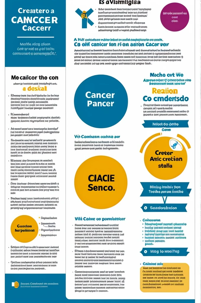 Create a cancer poster in Spanish With information in Spanish In Spanish In Spanish IN SPANISH LANGUAGE