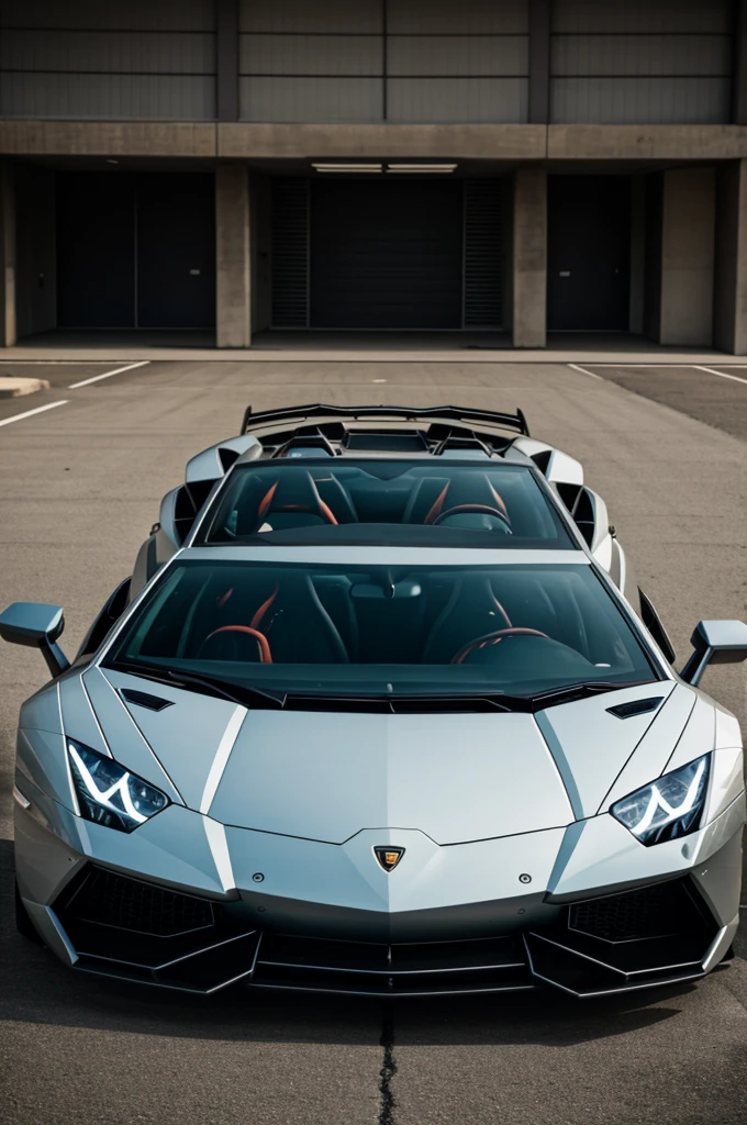 Lamborghini sitting in anish 
