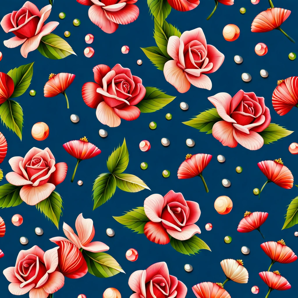 Seas of ((Colourful ROSE)) MILLION SMALL ((STARS)) In the (DARK BLUE BACKGROUND:3.0) — ocean breeze, sun-bleached driftwood, and a touch of salty sea air. ((GOLDEN stars)) colourful BERRIES, ((YELLOW SMALL STARS)) ROSEs, ((COLORFUL BUTTERFLY)), ((GREEN LEAFY FLORA)), (strawberry), BLUE rose, cherry || (embroidery) seamless pattern, fruit, butterfly, diamond, pearls, Best quality, masterpiece, ultra high res, (photo realistic:1.4), surrealism, dream-like, ((abstract art)), vector arts, ROSE, tulips, magnolia, lily rose ((FLOWER, DIAMOND, PEARLS)) a close up of a STARS pattern, STARS wallpaper, ornate STARS, STARS pattern, STARS explosion, STARS! intricate, STARS GEMS, ROSEs colourful, chinoiserie pattern, VECTOR wallpaper, STARS renewal, with colourful ROSE and plants, STARS dream, garden ROSEs pattern, STARS patterned skin, STARS design, STARS motives, boho STARS vines, (8k, RAW photo, best quality, masterpiece:1.2, Sharp image, vector)