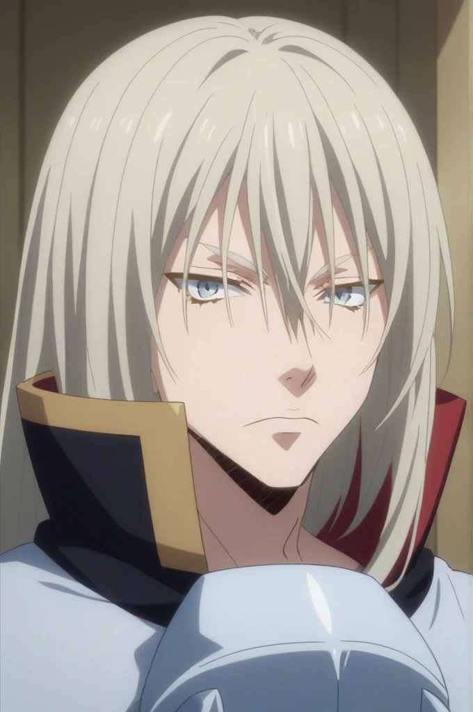 score_9, score_8_up, score_7_up, source_anime, rating_safe, intricate details, anime screencap, , , looking at viewer, , 1boy, solo, male focus, leon_cromwell, grey hair, grey eyes, long hair, hair between eyes,Angry expression,, ultra detail, ultra HD, masterpiece,full body photo