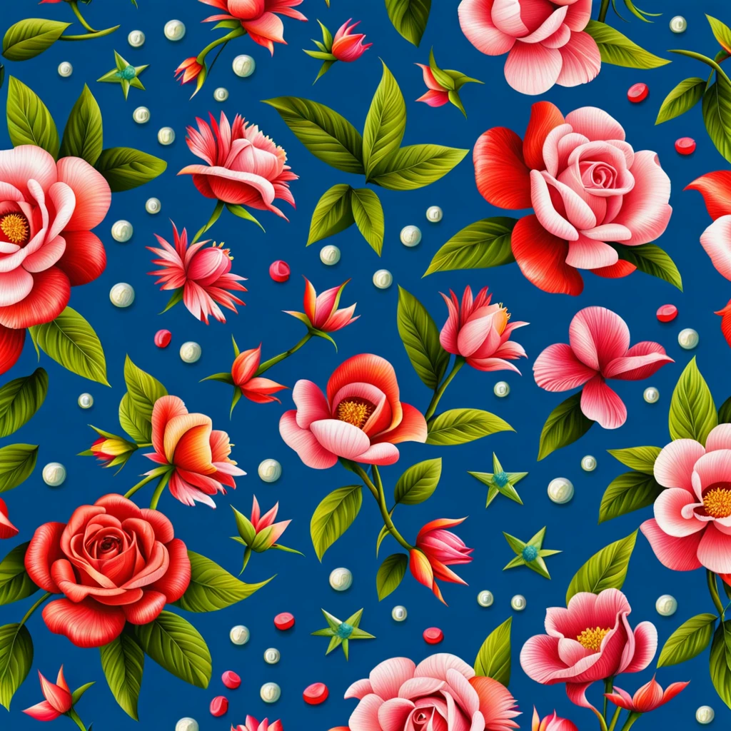 ((((VERY NARROW DESIGN))) Seas of ((Colourful ROSE)) MILLION SMALL ((STARS)) In the (DARK BLUE BACKGROUND:3.0) — ocean breeze, sun-bleached driftwood, and a touch of salty sea air. ((GOLDEN stars)) colourful BERRIES, ((YELLOW SMALL STARS)) ROSEs, ((COLORFUL BUTTERFLY)), ((GREEN LEAFY FLORA)), (strawberry), BLUE rose, cherry || (embroidery) seamless pattern, fruit, butterfly, diamond, pearls, Best quality, masterpiece, ultra high res, (photo realistic:1.4), surrealism, dream-like, ((abstract art)), vector arts, ROSE, tulips, magnolia, lily rose ((FLOWER, DIAMOND, PEARLS)) a close up of a STARS pattern, STARS wallpaper, ornate STARS, STARS pattern, STARS explosion, STARS! intricate, STARS GEMS, ROSEs colourful, chinoiserie pattern, VECTOR wallpaper, STARS renewal, with colourful ROSE and plants, STARS dream, garden ROSEs pattern, STARS patterned skin, STARS design, STARS motives, boho STARS vines, (8k, RAW photo, best quality, masterpiece:1.2, Sharp image, vector)