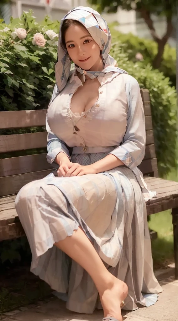 marian rivera,((White collar shirt、Light blue plaid pleated skirt:1.4)、foot, enchanting smile, closed clothes, polite attire, The face of beauty , Because I'm slender , abs:1.4, 30 years old, ((1 girl, alone)), ((full body)), ((:1.3)),  A. to, (K, Raw photo, highest quality, Masterpiece 11.4), (realistic, photo-realistic:1.37), (micro:1.4),  , ((diamond necKlace)), earrings, glamorous, white sKin, ((in a luxurious hall), looK at viewers, thick brunette hair, long hair, (lit), dynamic pose, (), ((beautiful eyes), , HDR, very detailed, ambient occlusion, nature, harmonious composition, fine art photography, beauty , excellent ,  detail