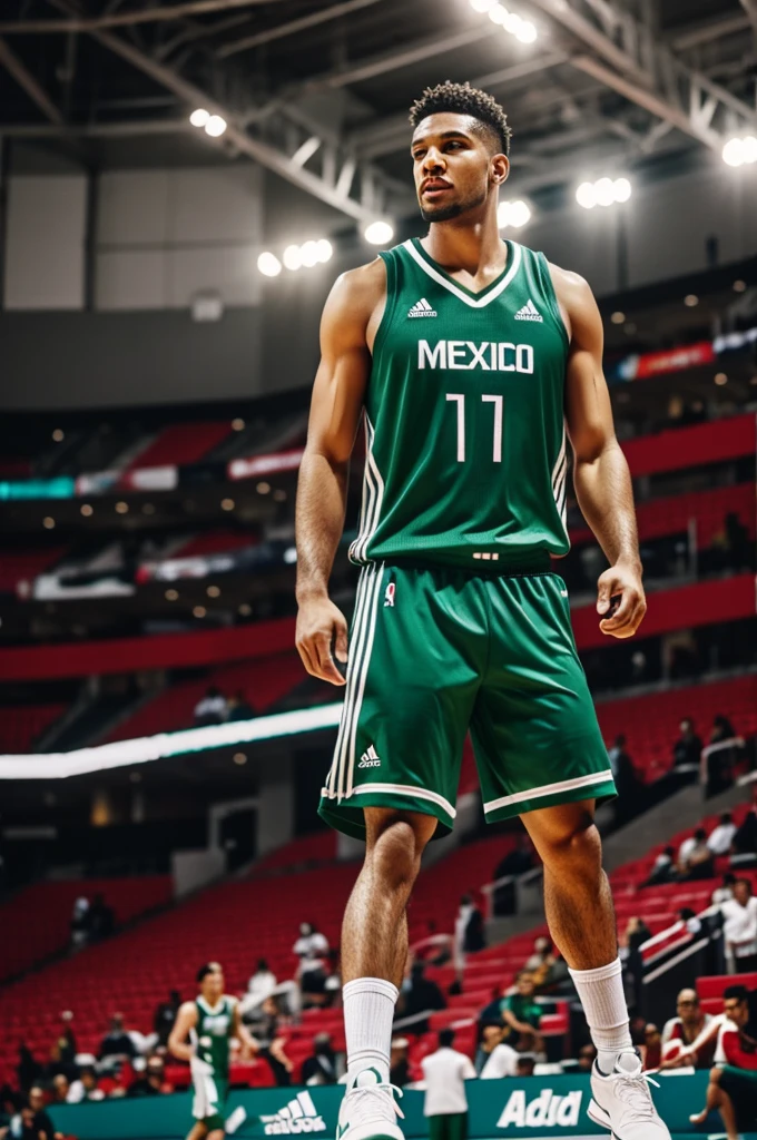 Adidas brand Mexico basketball uniform