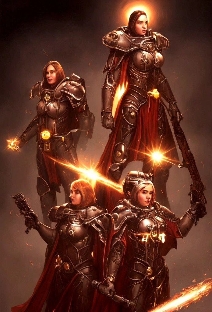 Gorgeous adepta sororitas
from the movie Tron