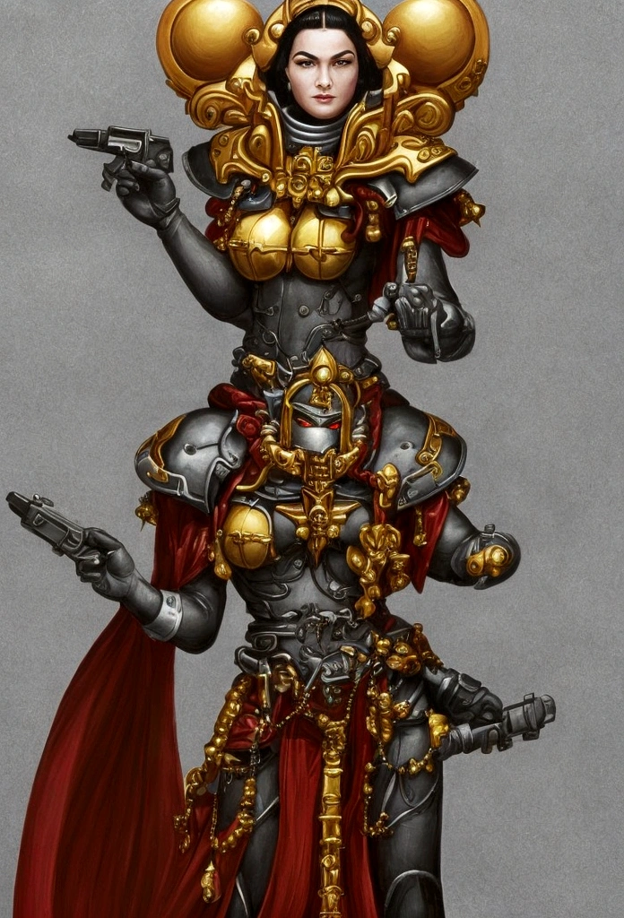 Gorgeous adepta sororitas
from the movie Tron