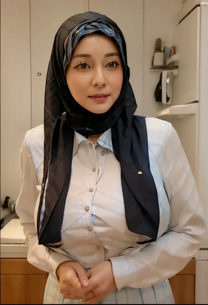 marian rivera,((White collar shirt、Light blue plaid pleated skirt:1.4)、foot, enchanting smile, closed clothes, polite attire, The face of beauty , Because I'm slender , abs:1.4, 30 years old, ((1 girl, alone)), ((full body)), ((huge breasts:1.3)), Breastfeeding A. to, (K, Raw photo, highest quality, Masterpiece 11.4), (realistic, photo-realistic:1.37), (micro:1.4), exposed , ((diamond necKlace)), earrings, glamorous, white sKin, ((in a luxurious hall), looK at viewers, thick brunette hair, long hair, (lit), dynamic pose, (), ((beautiful eyes), erotic, HDR, very detailed, ambient occlusion, nature, harmonious composition, fine art photography, beauty , excellent anatomy, exposed detail
