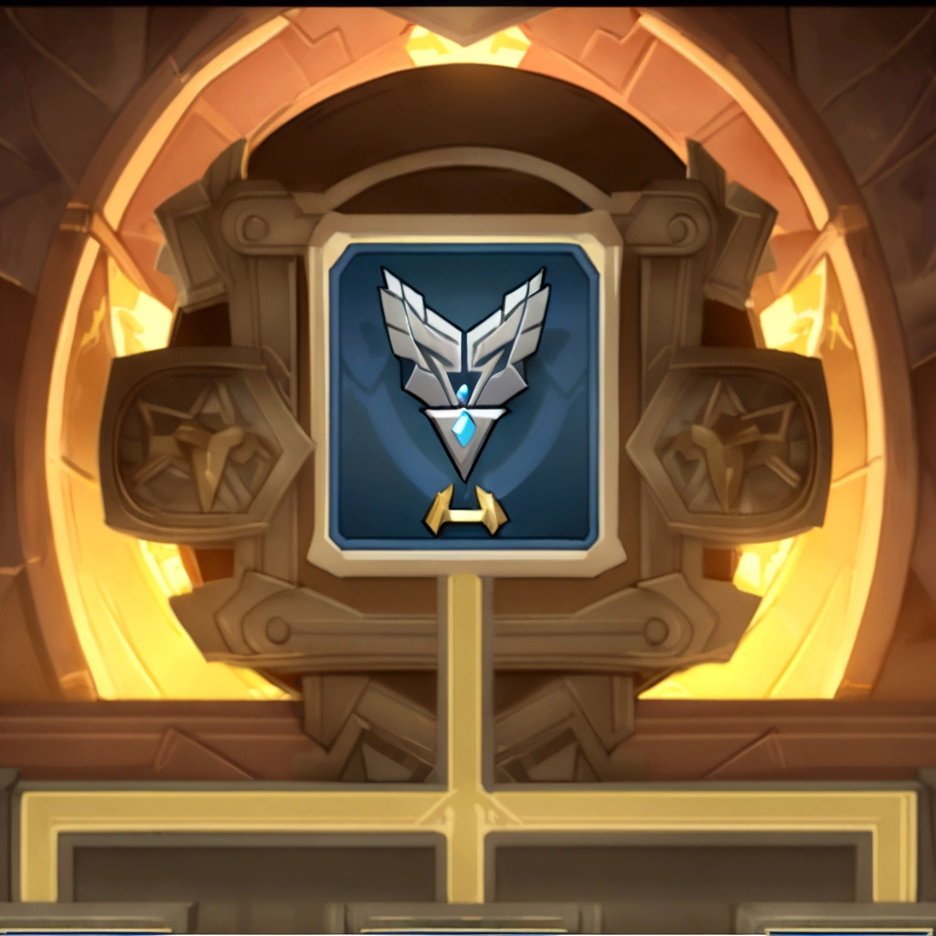 a close up of a clock with a star on it, ancient symbol behind it, very very happy!, mythical shrine, heroic!!!, medal, ingame image, very epic, galactic temple, unknown, royal insignia in background, wearing! robes!! of silver, silver insignia, from hearthstone, symmetry feature, vault, very symmetrical, infinity glyph, masterpeice