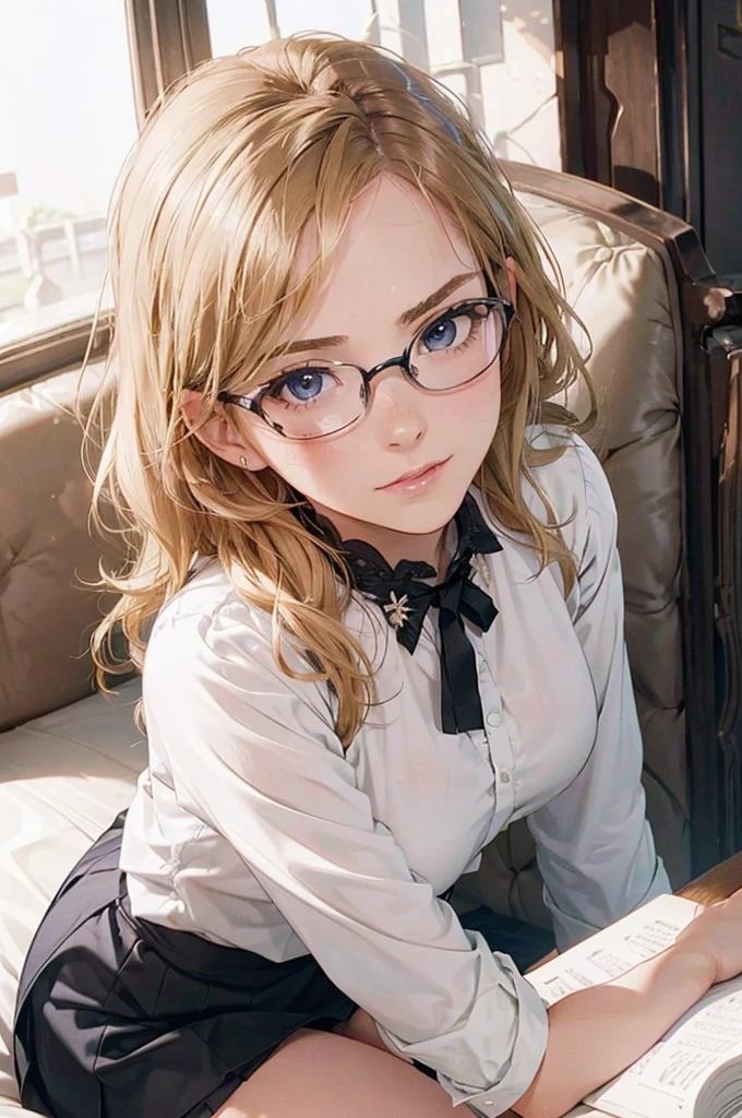 Masterpiece, 最high quality, high quality, High resolution, high quality texture, high quality shadows, High resolution, Beautiful details, Detailed CG, Detailed Texture, Realistic representation of face, Realistic, colorful, delicate, Cinematic Light, Side light, Lens flare, Ray Tracing, sharp concentrated, (1 Girl,concentrated:1.3), ( Intricate details, compensate, PureErosFaceV1:0.5), (細部まで美しいdelicateな顔, 緻密で美しいdelicateな瞳, Perfect Facial Proportions, Dense skin, Optimal ratio of four fingers to one thumb, Arms under chest, Modest chest, Wide Hips, Smooth upper abdomen, 30 years old,Blue Eyes,Glasses, Study,cabin attendant uniform,Glasses,White shirt, Black tight skirt,Black Stockings,machine,house wife,curvy,sweat,missionary,seductive gaze, the gaze of true love, lips of temptation, A look full of compassion ,a smile full of love, i love you, Acting lovey-dovey, air fortress hair, blonde hair, I love you so much I'm crazy,i love you