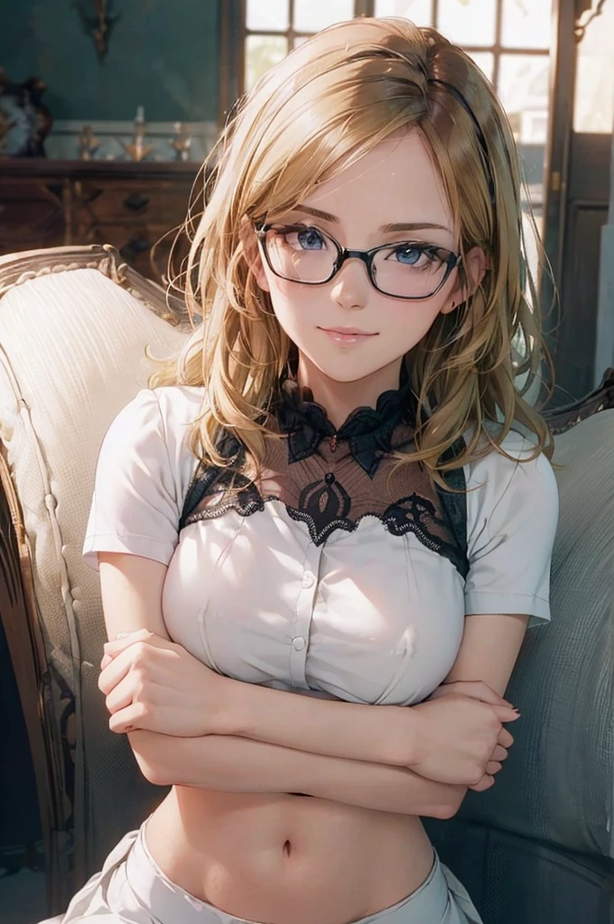 Masterpiece, 最high quality, high quality, High resolution, high quality texture, high quality shadows, High resolution, Beautiful details, Detailed CG, Detailed Texture, Realistic representation of face, Realistic, colorful, delicate, Cinematic Light, Side light, Lens flare, Ray Tracing, sharp concentrated, (1 Girl,concentrated:1.3), ( Intricate details, compensate, PureErosFaceV1:0.5), (細部まで美しいdelicateな顔, 緻密で美しいdelicateな瞳, Perfect Facial Proportions, Dense skin, Optimal ratio of four fingers to one thumb, Arms under chest, Modest chest, Wide Hips, Smooth upper abdomen, 30 years old,Blue Eyes,Glasses, Study,cabin attendant uniform,Glasses,White shirt, Black tight skirt,Black Stockings,machine,house wife,curvy,sweat,missionary,seductive gaze, the gaze of true love, lips of temptation, A look full of compassion ,a smile full of love, i love you, Acting lovey-dovey, air fortress hair, blonde hair, I love you so much I'm crazy,i love you