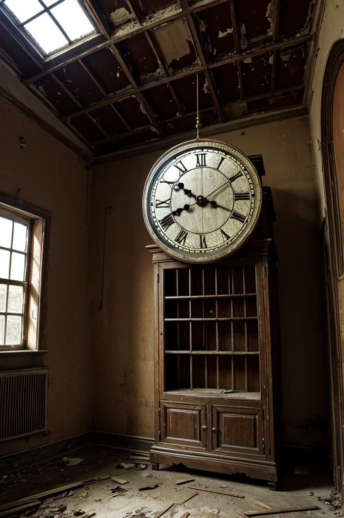 abandoned clock
