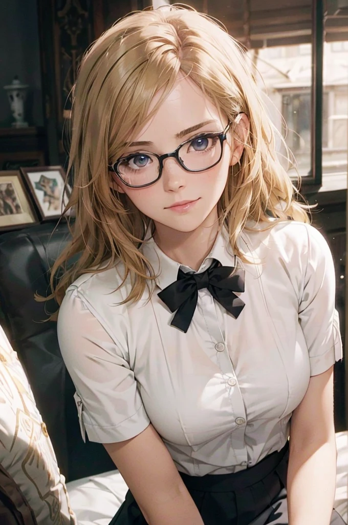 Masterpiece, 最high quality, high quality, High resolution, high quality texture, high quality shadows, High resolution, Beautiful details, Detailed CG, Detailed Texture, Realistic representation of face, Realistic, colorful, delicate, Cinematic Light, Side light, Lens flare, Ray Tracing, sharp concentrated, (1 Girl,concentrated:1.3), ( Intricate details, compensate, PureErosFaceV1:0.5), (細部まで美しいdelicateな顔, 緻密で美しいdelicateな瞳, Perfect  Proportions, Dense skin, Optimal ratio of four fingers to one thumb, Arms under chest, Modest chest, Wide Hips, Smooth upper abdomen, 30 years old,Blue Eyes,Glasses, Study,cabin attendant uniform,Glasses,White shirt, Black tight skirt,Black Stockings,machine,house wife,curvy,sweat,, gaze, the gaze of true love, lips of temptation, A look full of compassion ,a smile full of love, i love you, Acting lovey-dovey, air fortress hair, blonde hair, I love you so much I'm crazy,i love you