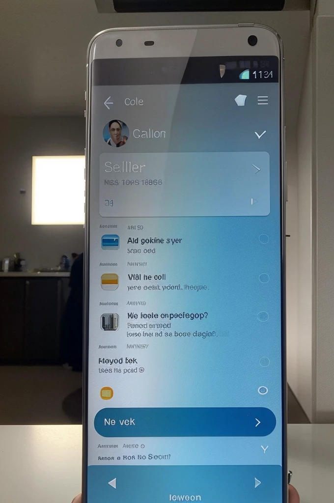 An image standing upright in the form of a cellphone screen. The image is in the color of the Whapshapp application In the picture there is a column for filling in data like an identification card, the background is adjusted so that it looks beautiful and clearly visible