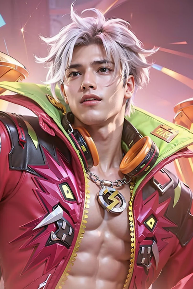 handsome, Please convert the following into a photorealistic image while retaining the essence of the illustration: Ultra-realistic capture, highly detailed, high-resolution 16k close-up of human skin. The skin texture must be natural, with such detail that pores can be finely identified. The skin should look healthy, in a uniform tone, illuminated by natural light , best quality, ultra detailed, solo man, male focus, business suits, handsome