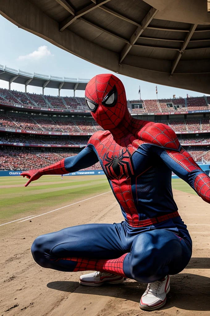Spiderman Indian Cricket at Jarshi Perry Stadium