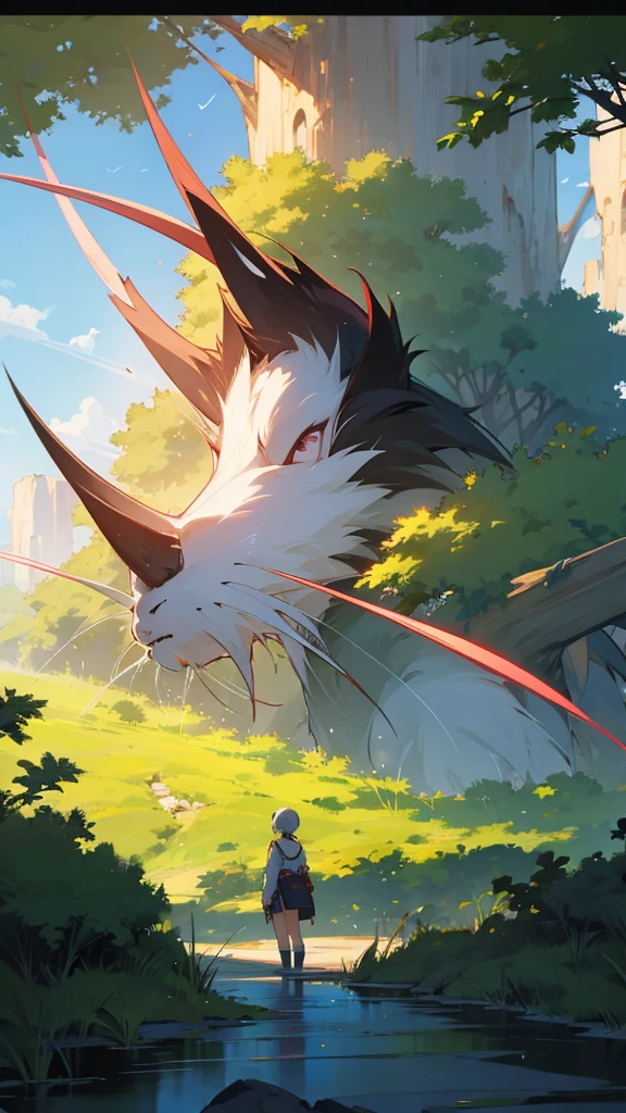Best quality, Anime, nature,