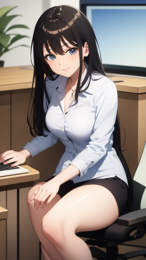 Best quality, Anime,office lady