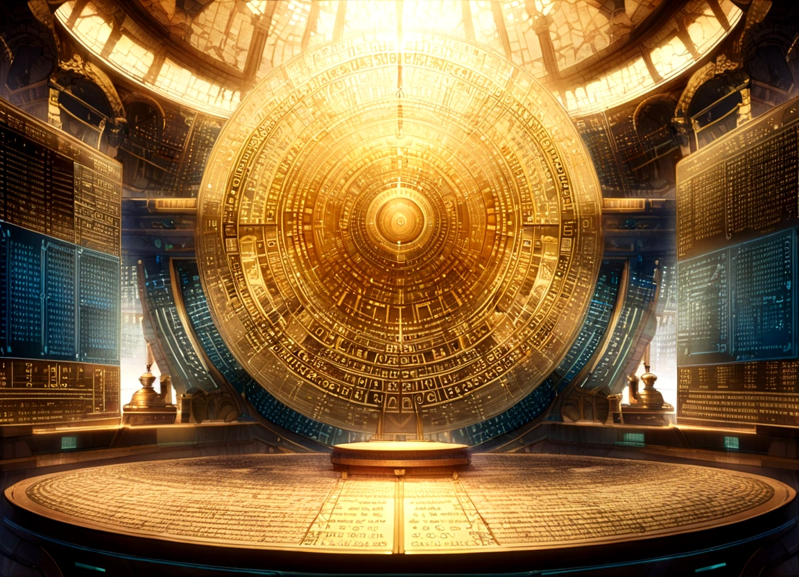 fantasy, (Holographic interface:1.1),(Extremely detailed CG unity 16k wallpaper),Natural Lighting, Soft lighting, Sunlight, Human Development Report (High Dynamic Range), Maximum clarity and sharpness, Multi-layered textures, binary code, The art of math,Only zero and one,
