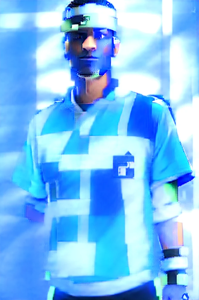 https://static.wikia.nocookie.net/the-football-database/images/f/f0/Colombia_J._Rodr%C3%ADguez_002.png/revision/latest?cb=20141011230900 A cartoon character in fornite style, similar to James Rodriguez from the waist up, football shirt, looking badass, neutral face, 3d render style, slightly anamorphic, in front of football stadium, looking into the camera, face clearly visible, dvd screengrab UHD, cartoon, ultra detail, intricate details, volumetric lighting, 3d model, fake, photograpy, digital art, 8k, future, Cinematic, photography, Ultra - Wide Angle, Depth of Field, hyper - detail, insane details, intricate details, beautifully color graded, Unreal Engine 5, Cinematic, Videogame, fortnite shot on 25mm lens --ar 9:16