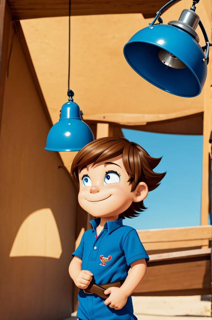 cartoon boy bell