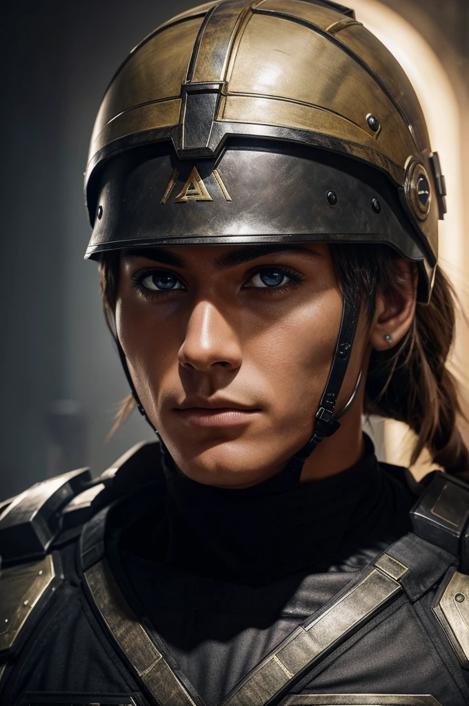 8k an alpha warrior who has a capacity to conquer the whole world, his eyes are showing confidence & no one is able to move if he/she looks in the warrior's eye,his face is full of attitude & no girl can say him no while looking at his personality