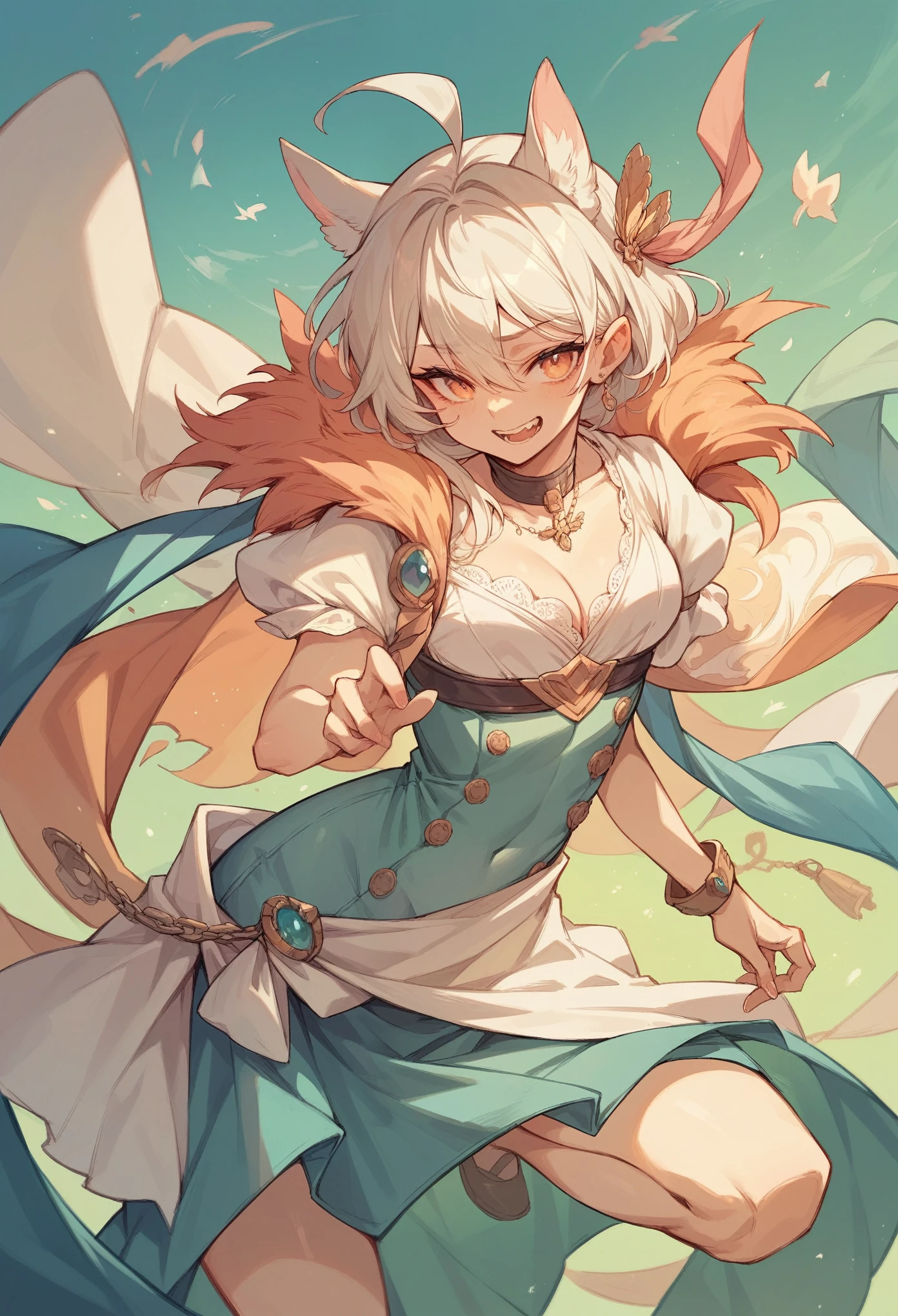 Created a image of girl doing dance