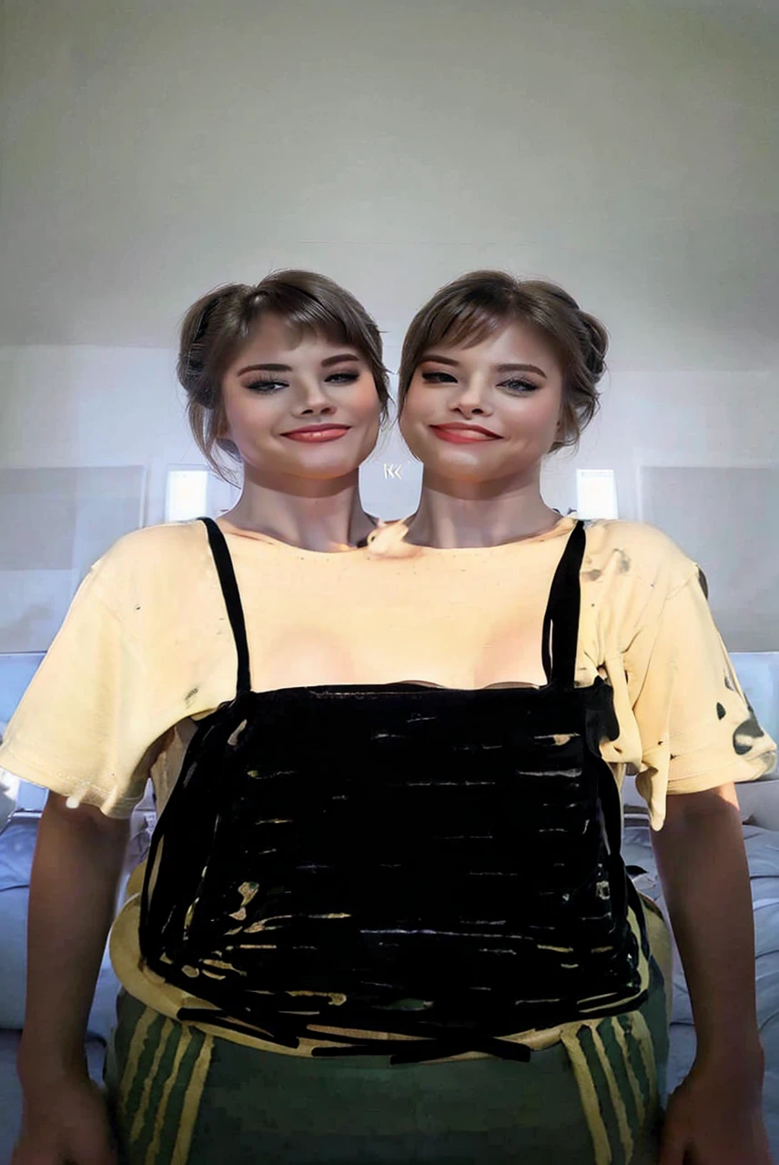 ((Best Quality, 8K, Masterpiece: 1.3)), 1girl, Slim Abs Beauty: 1.3, (Casual hairstyle, Big Breasts: 1.2), Dress: 1.1, Super fine face, Detailed eyes, Double eyelids, smile, Home, Focus
