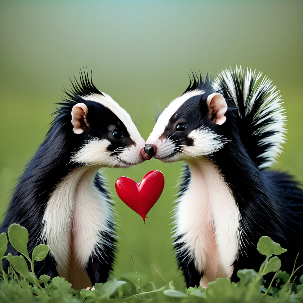 skunk in love